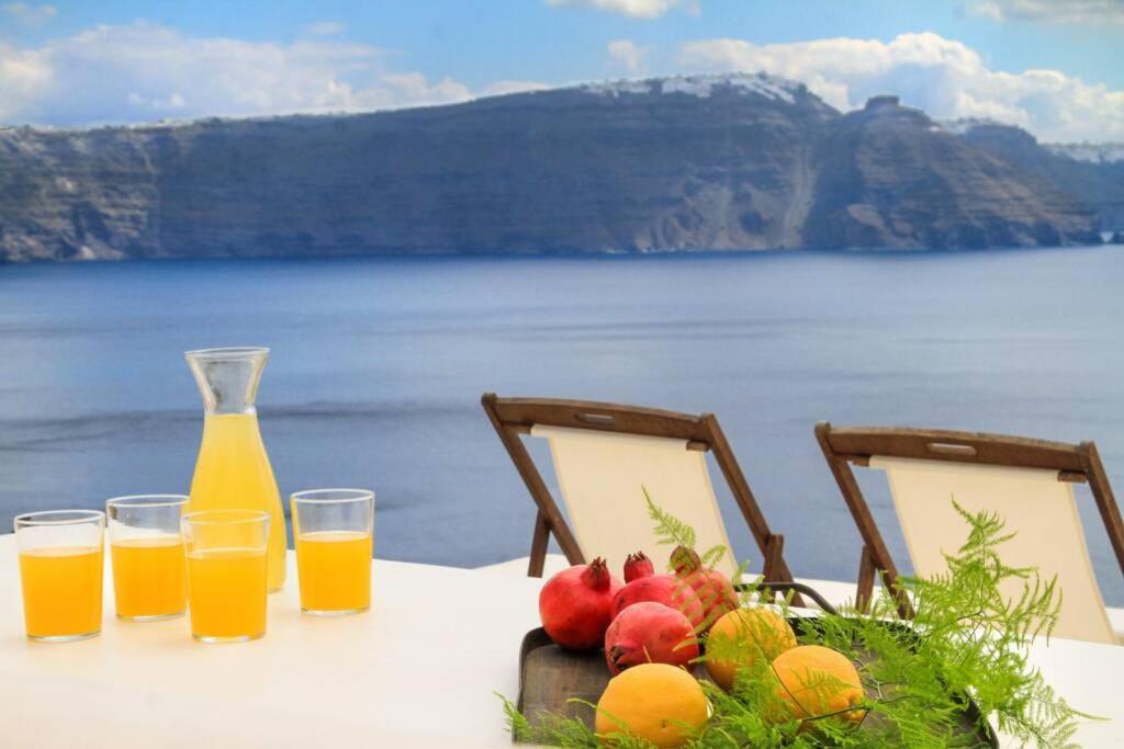 Dionyssos Cave House Villa เอีย ภายนอก รูปภาพ