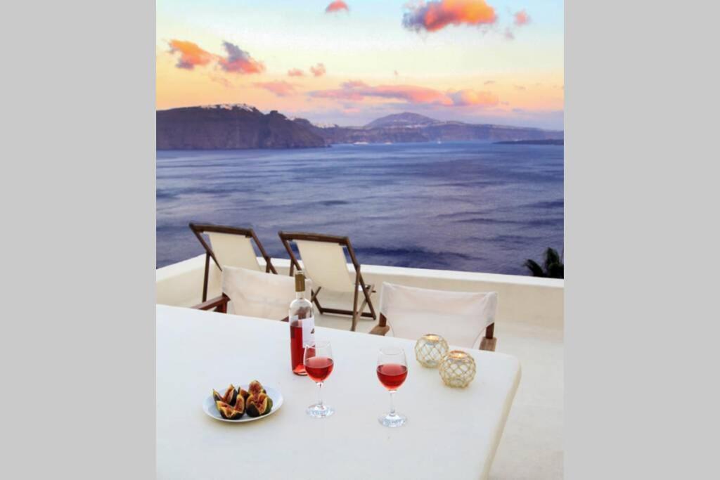 Dionyssos Cave House Villa เอีย ภายนอก รูปภาพ