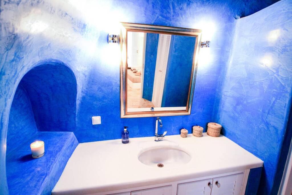 Dionyssos Cave House Villa เอีย ภายนอก รูปภาพ